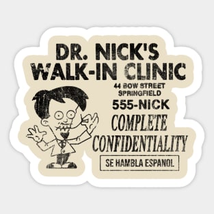 Walk-In Clinic Sticker